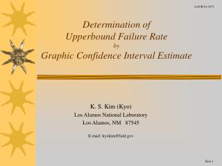 Determination of Upperbound Failure Rate by Graphic Confidence Interval Estimate
