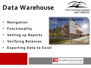 Data Wa rehouse