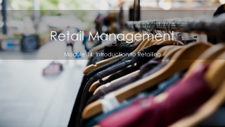 Retail Management