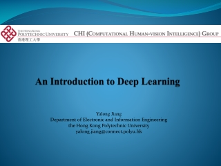 An Introduction to Deep Learning