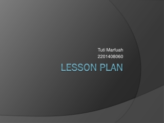 Lesson Plan