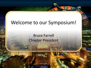 Welcome to our Symposium!