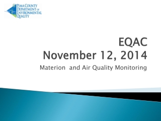 EQAC November 12 , 2014