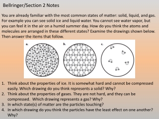 Bellringer/Section 2 Notes