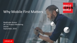 Why Mobile First Matters