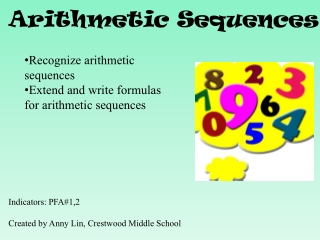 Arithmetic Sequences