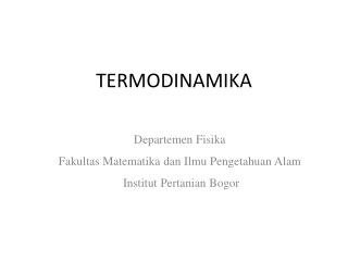 TERMODINAMIKA