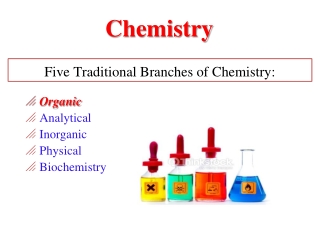 Five Traditional Branches of Chemistry: