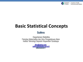 Basic Statistical Concepts