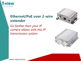 Ethernet/ PoE over 2-wire extender