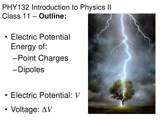 PHY132 Introduction to Physics II Class 11 – Outline: