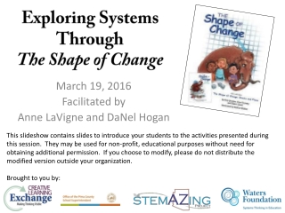Exploring Systems T hrough The Shape of Change