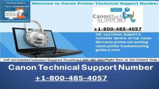 Canon Printer Support Number Toll-free@1-800-485-4057