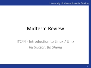 Midterm Review