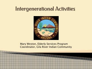 Intergenerational Activities