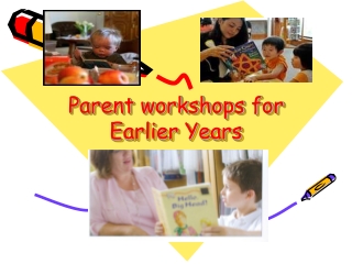 Parent workshops for Earlier Years