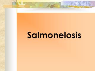 Salmonelosis