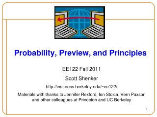 Probability, Preview, and Principles