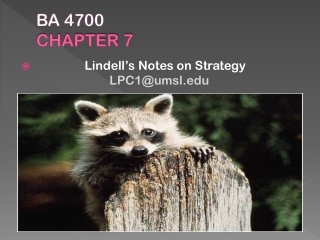 BA 4700 CHAPTER 7