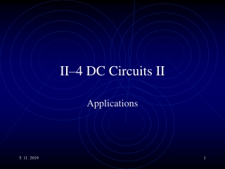 II–4 DC Circuits II