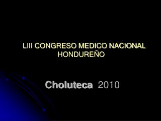 Choluteca 2010