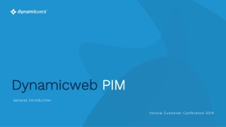 Dynamicweb PIM