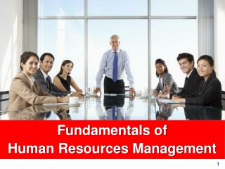 Fundamentals of Human Resources Management