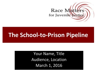 The School-to-Prison Pipeline