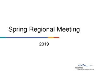 Spring Regional Meeting