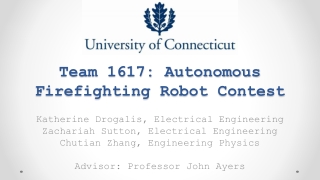 Team 1617: Autonomous Firefighting Robot Contest