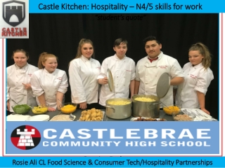 Castle Kitchen: Hospitality – N4/5 skills for work