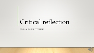 Critical reflection