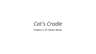 Cat’s Cradle