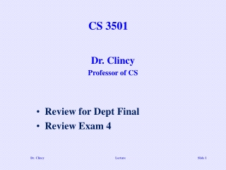 CS 3501