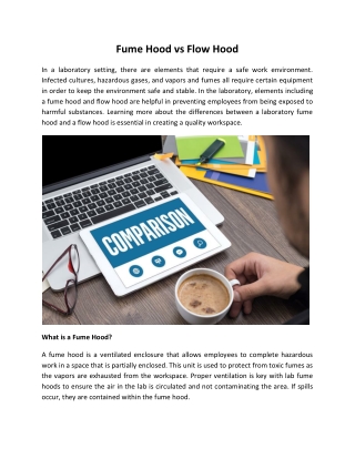 Fume Hood vs Flow Hood