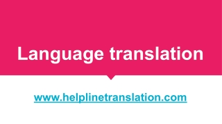 Language Translation