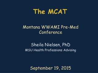 The MCAT