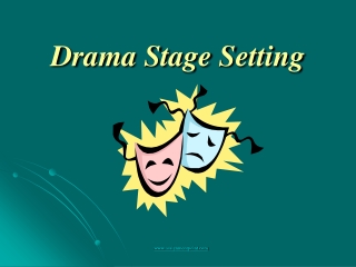 Drama Stage Setting