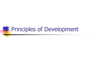 Principles of Development