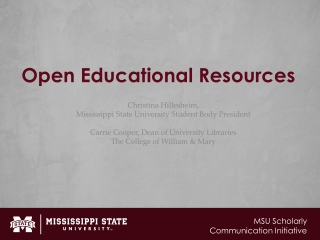 Open Educational Resources