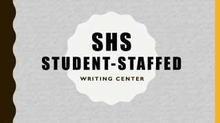SHS Student-Staffed