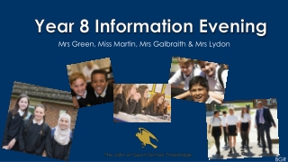 Year 8 Information Evening