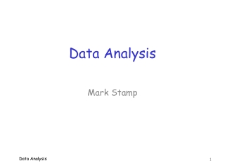 Data Analysis