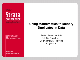 Using Mathematics to Identify Duplicates in Data