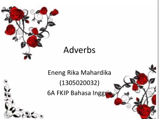 Adverbs