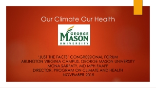 Our Climate Our Health