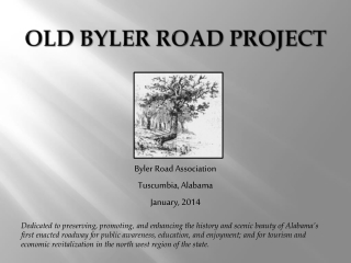 OLD BYLER ROAD PROJECT