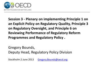 Improving the quality of Regulations