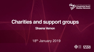 Charities and support groups Sheena Vernon