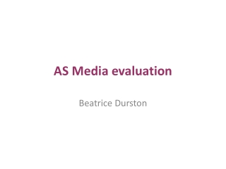 AS Media evaluation